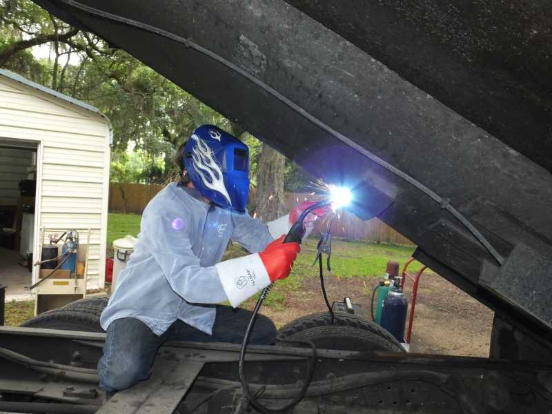 St Augustine Jacksonville Fleet tank truck welding.